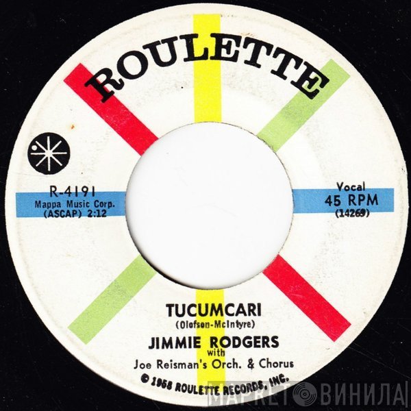 Jimmie Rodgers , Joe Reisman And His Orchestra, Joe Reisman Chorus - Tucumcari