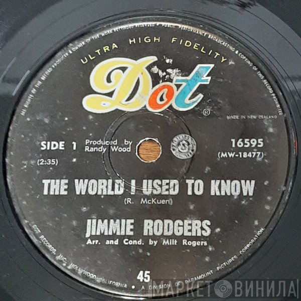 Jimmie Rodgers  - The World I Used To Know