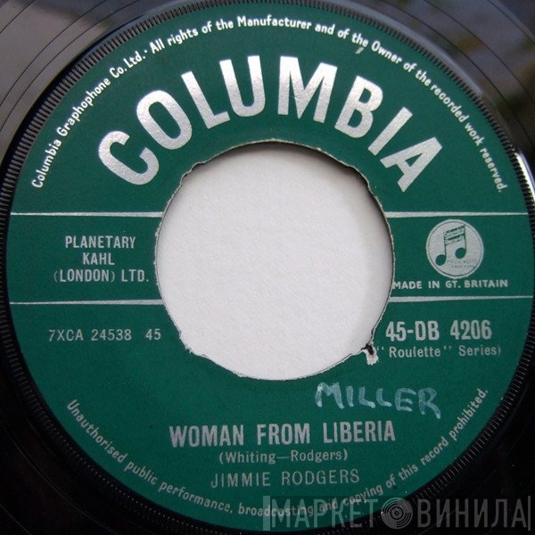 Jimmie Rodgers  - Woman From Liberia