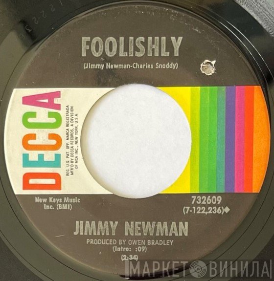 Jimmy C. Newman  - Foolishly