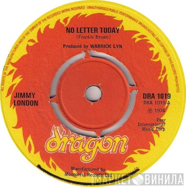Jimmy London - No Letter Today / The Road Is Rough
