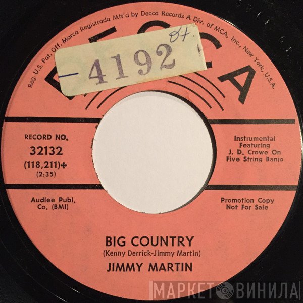 Jimmy Martin  - Big Country
