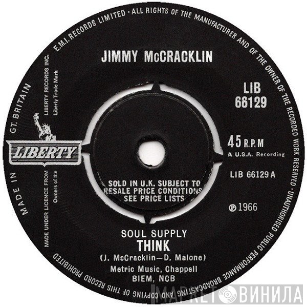 Jimmy McCracklin - Think / Steppin' Up In Class