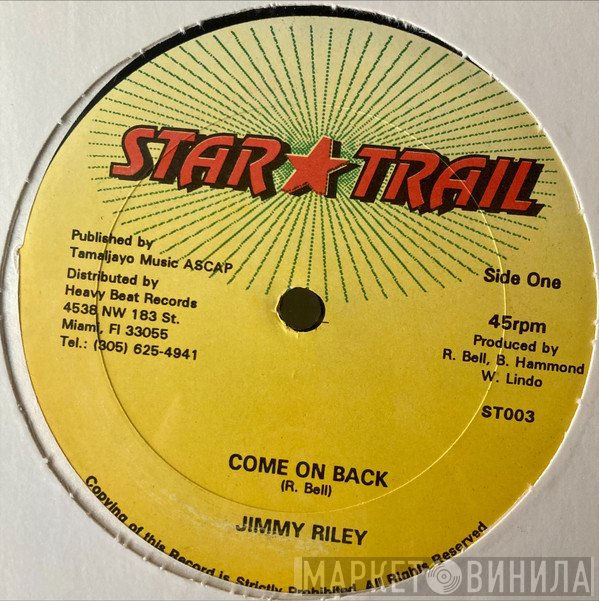 Jimmy Riley  - Come On Back