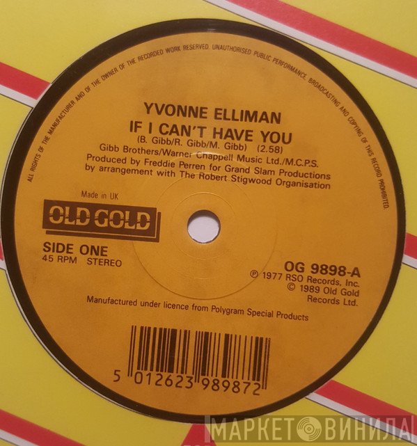 Jimmy Ruffin, Yvonne Elliman - If I Can't Have You / Hold On To My Love