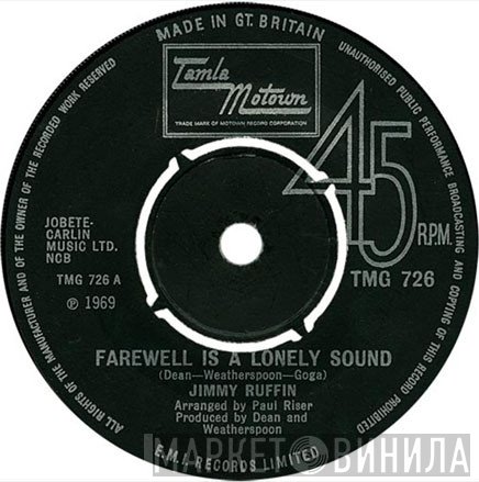 Jimmy Ruffin - Farewell Is A Lonely Sound