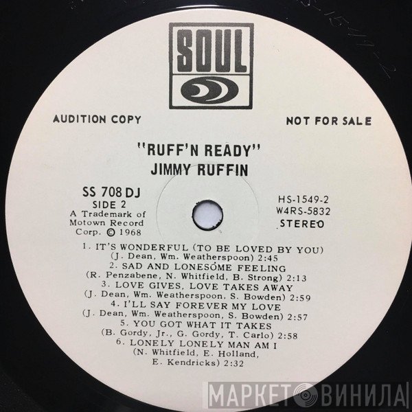 Jimmy Ruffin  - Ruff'n Ready