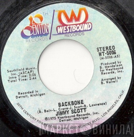 Jimmy Scott   - Backbone / What Goes Around Comes Around
