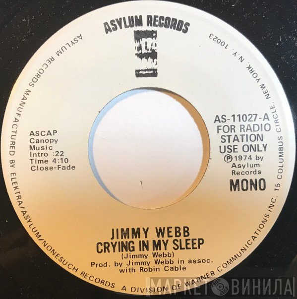 Jimmy Webb  - Crying In My Sleep