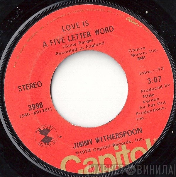Jimmy Witherspoon - Love Is A Five Letter Word