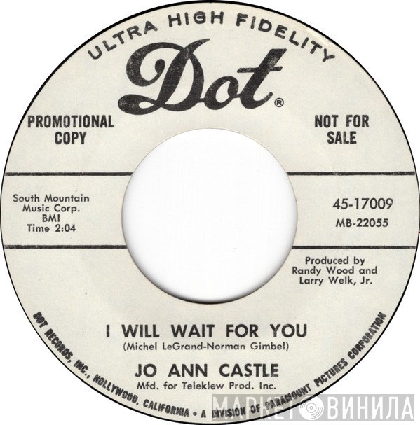 Jo Ann Castle - I Will Wait For You