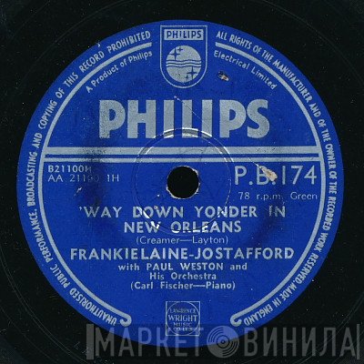 Jo Stafford, Paul Weston And His Orchestra, Frankie Laine - 'Way Down Yonder In New Orleans / Basin Street Blues