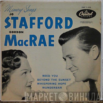 Jo Stafford And Gordon MacRae  - Memory Songs