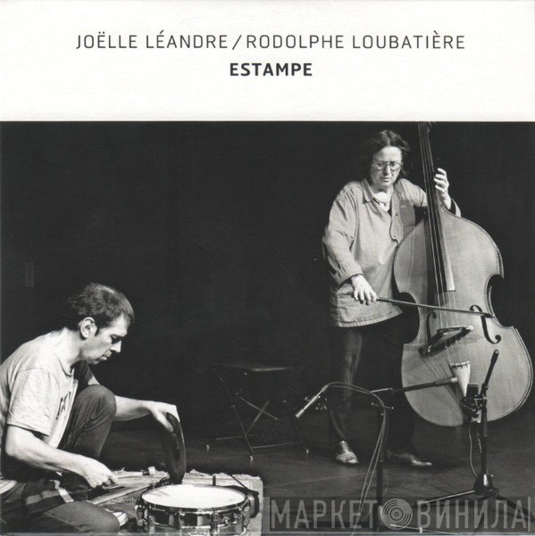 Joëlle Léandre / Rodolphe Loubatiere  - Estampe