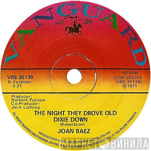Joan Baez - The Night They Drove Old Dixie Down