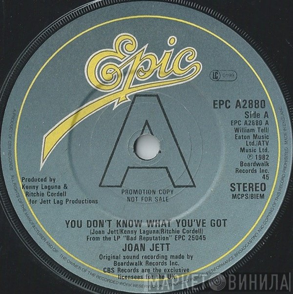 Joan Jett - You Don't Know What You've Got