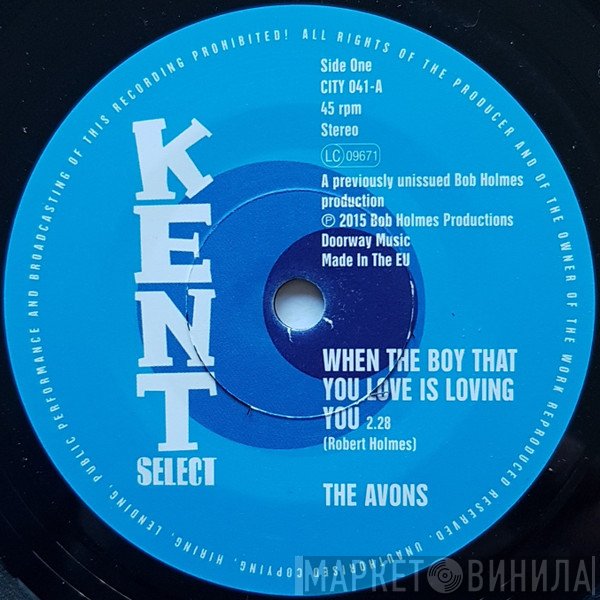 Joan Moody, The Avons  - When The Boy That You Love Is Loving You / I Can't Stay Away