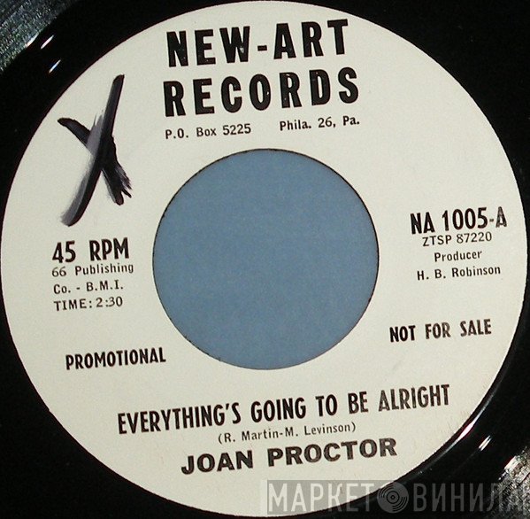 Joan Proctor - Everything's Going To Be Alright