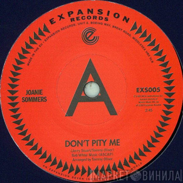 Joanie Sommers - Don't Pity Me / My Block