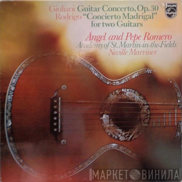 Joaquín Rodrigo, The Academy Of St. Martin-in-the-Fields, Sir Neville Marriner, Mauro Giuliani , Pepe Romero, Angel Romero  - Guitar Concerto, Op.30 / "Concierto Madrigal" For Two Guitars