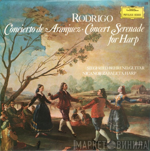 Joaquín Rodrigo, Siegfried Behrend, Nicanor Zabaleta - Concierto De Aranjuez · Concerto Serenade For Harp