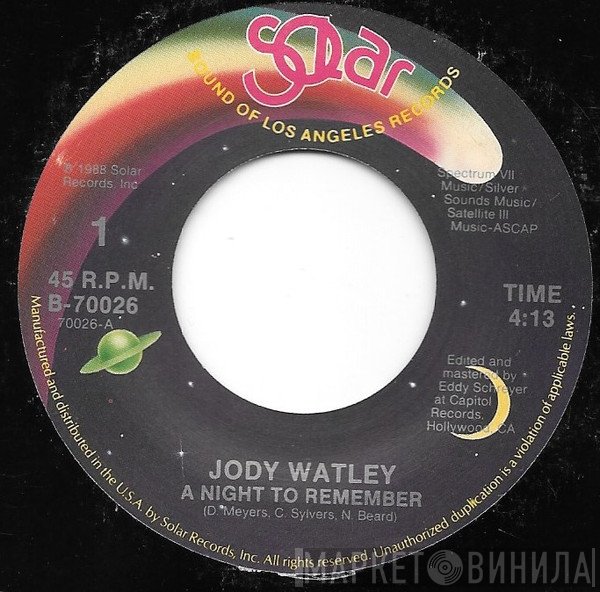 Jody Watley  - A Night To Remember