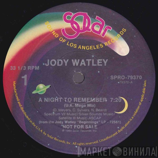 Jody Watley  - A Night To Remember
