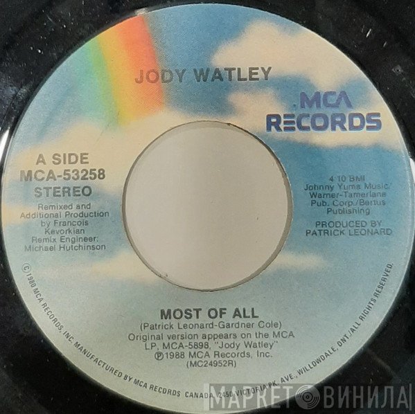 Jody Watley - Most Of All