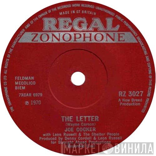 Joe Cocker, Leon Russell, The Shelter People - The Letter / Space Captain