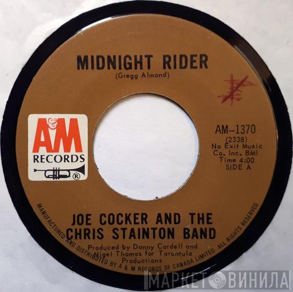 Joe Cocker And The Chris Stainton Band  - Midnight Rider