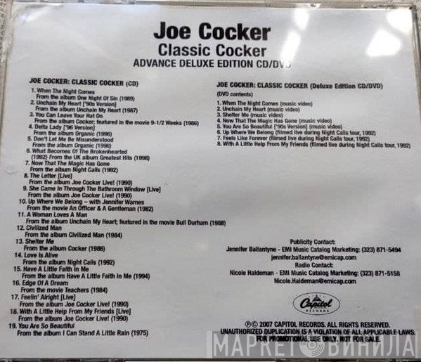 Joe Cocker  - Classic Cocker
