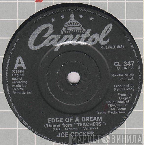 Joe Cocker - Edge Of A Dream (Theme From 'Teachers')
