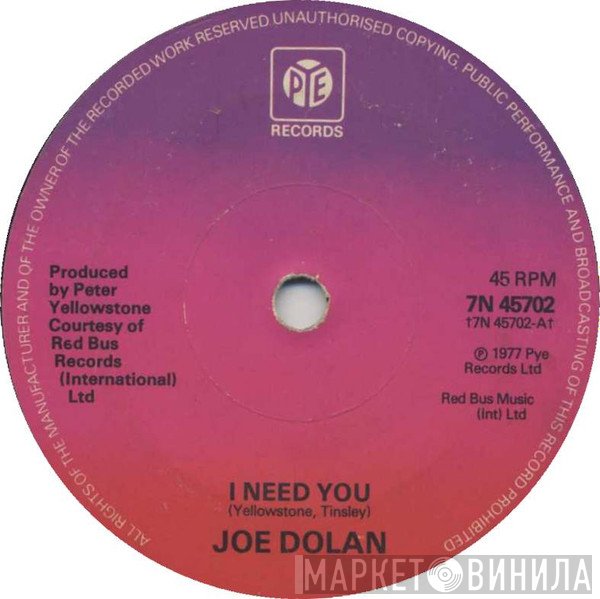 Joe Dolan - I Need You