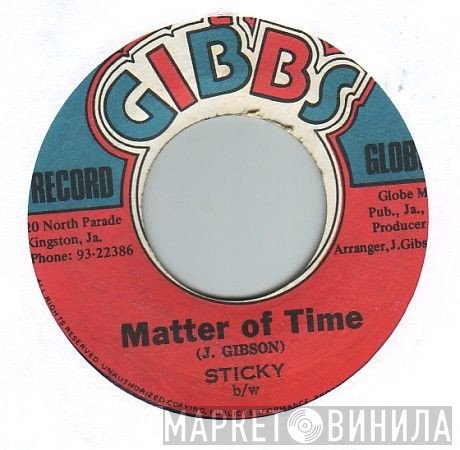 Joe Gibbs & The Professionals, Count Sticky - Matter Of Time / B-1444