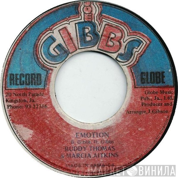 Joe Gibbs & The Professionals, Marcia Aitken, Ruddy Thomas - Emotion / Dub Motion