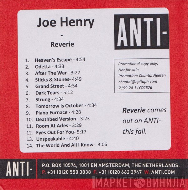 Joe Henry  - Reverie