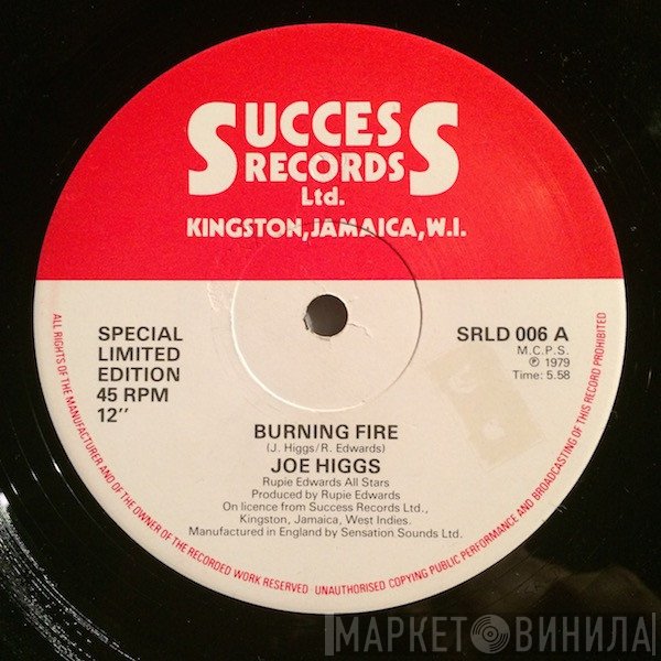 Joe Higgs  - Burning Fire