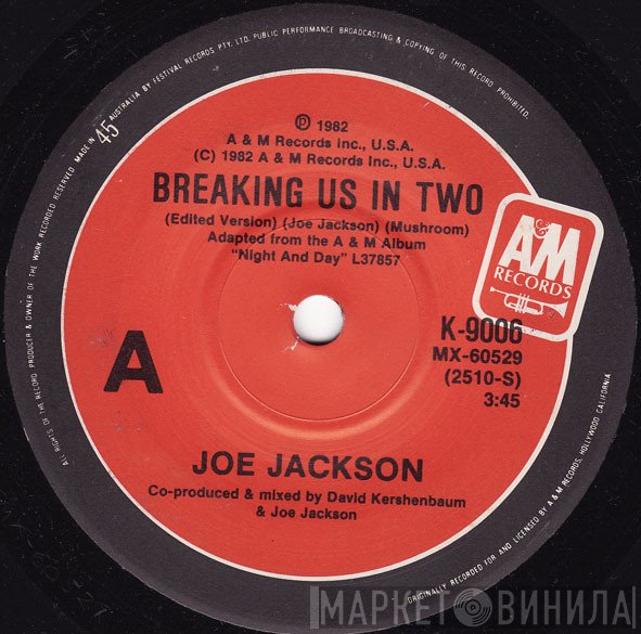 Joe Jackson  - Breaking Us In Two