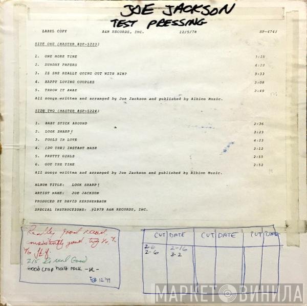 Joe Jackson  - Look Sharp!