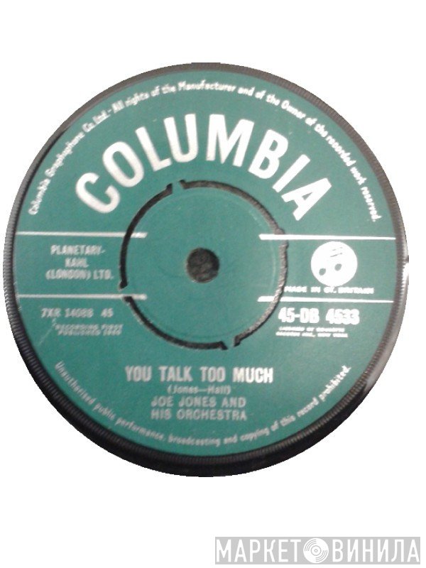 Joe Jones &amp; His Orchestra - You Talk Too Much