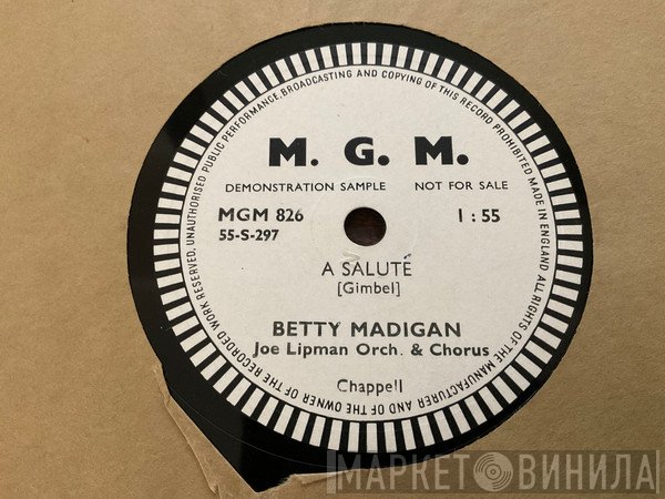 Joe Lipman & His Orchestra, Betty Madigan - A Salute