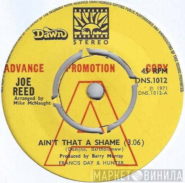 Joe Reed  - Ain't That A Shame
