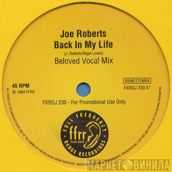 Joe Roberts  - Back In My Life