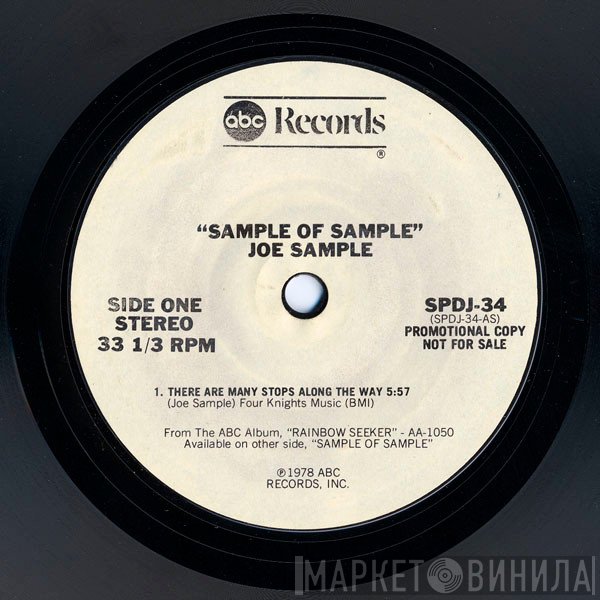 Joe Sample  - Sample Of Sample