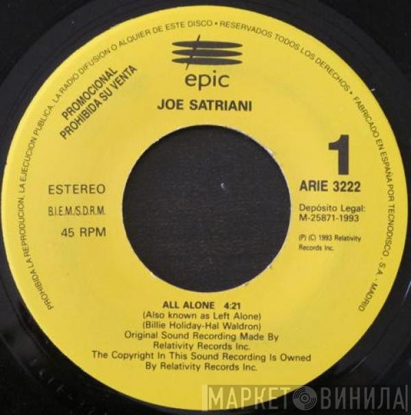 Joe Satriani  - All Alone
