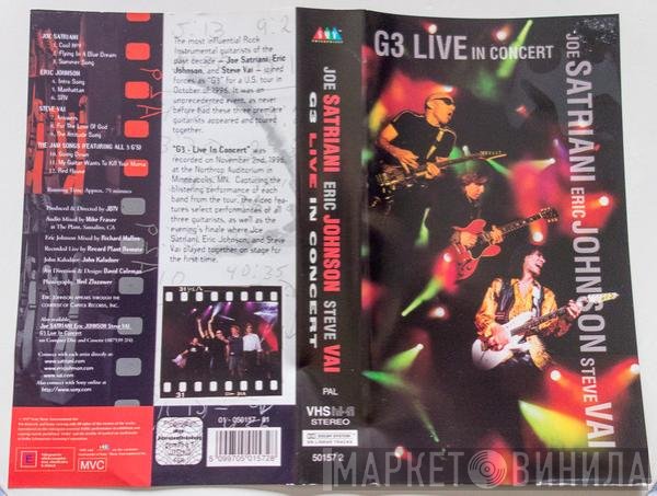 Joe Satriani, Eric Johnson , Steve Vai, G3   - G3 Live In Concert
