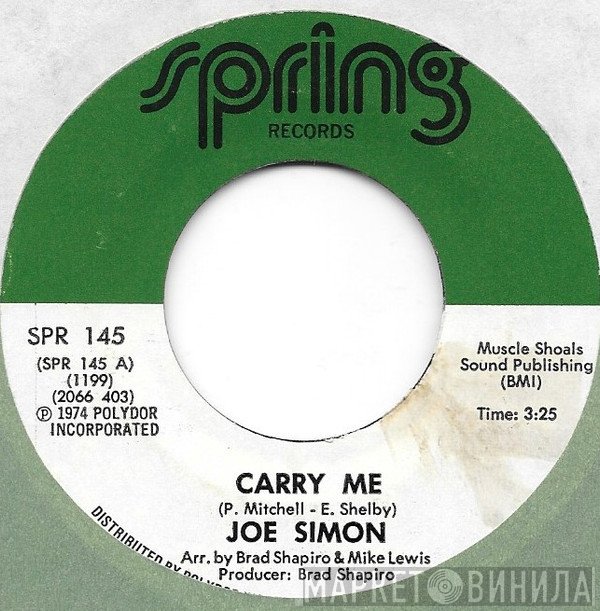 Joe Simon - Carry Me