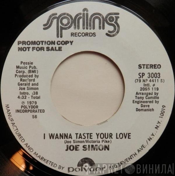 Joe Simon - I Wanna Taste Your Love