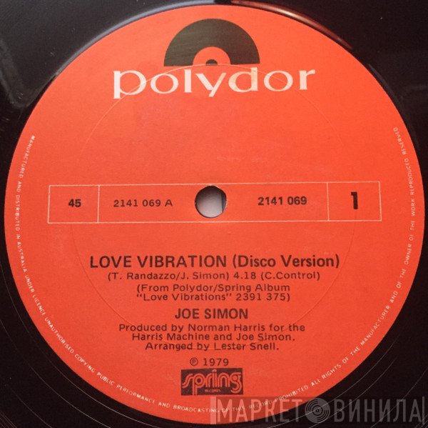 Joe Simon  - Love Vibration