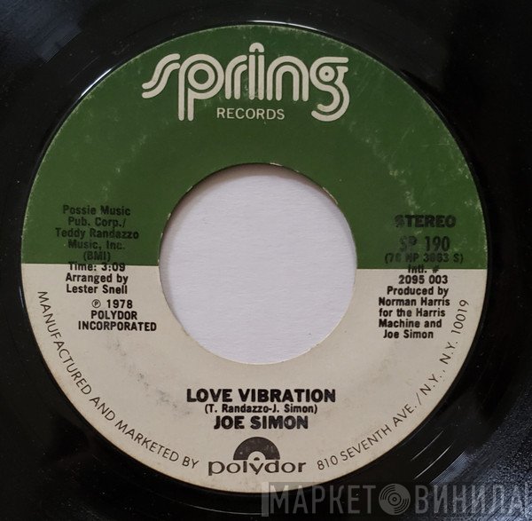 Joe Simon  - Love Vibration